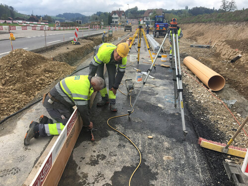 K40 Buswendeschlaufe mit Anpassung Bushaltestelle und Rad-/Gehweg