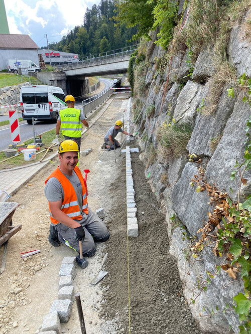 Ersatz Stützmauern nach Pumpwerk K11