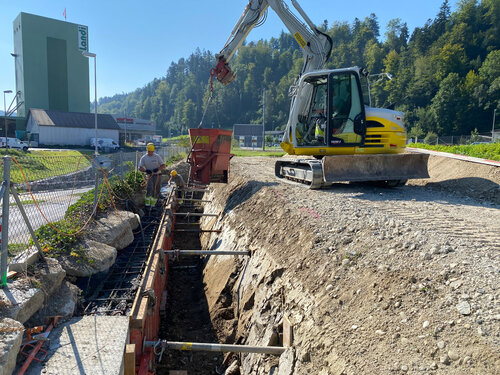 Ersatz Stützmauern nach Pumpwerk K11