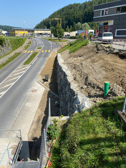 Ersatz Stützmauern nach Pumpwerk K11