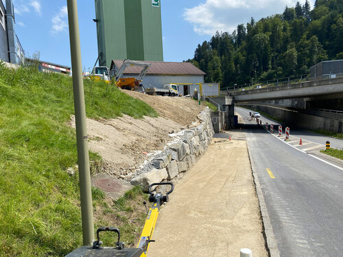 Ersatz Stützmauern nach Pumpwerk K11